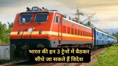 Indian Railways:भारत की इन 3 ट्रेनों में बैठकर सीधे जा सकते हैं विदेश, जानिए इनका नाम