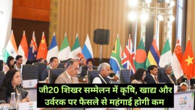 G20 Summit:जी20 शिखर सम्मेलन में कृषि, खाद्य और उर्वरक पर फैसले से महंगाई होगी कम