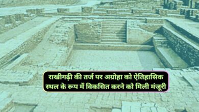 Agroha News:राखीगढ़ी की तर्ज पर अग्रोहा को ऐतिहासिक स्थल के रूप में विकसित करने को मिली मंजूरी