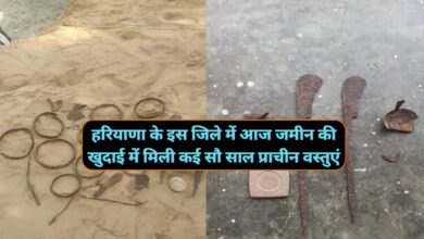 Dadri News:हरियाणा के इस जिले में आज जमीन की खुदाई में मिली कई सौ साल प्राचीन वस्तुएं,