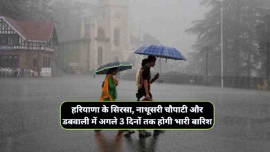 Haryana Monsoon Update