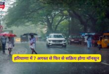 Monsoon Update Haryana 3 August