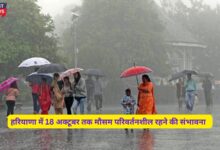 Haryana Ka Mausam 16 October