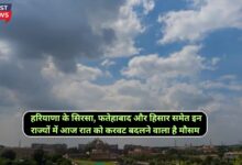 Mausam Forecast Haryana 30 November