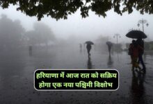 Western Disturbance Active Haryana 4 January